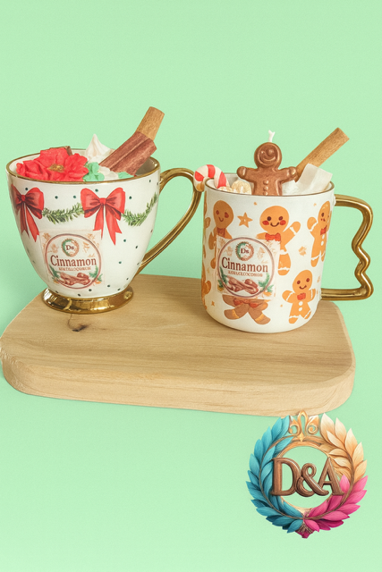 Cinnamon Christmas Cup Kaarsen Set